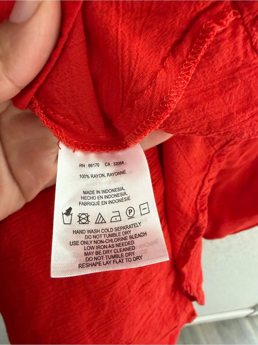 Free People Pretty Pineapple mini Dress in bold Red